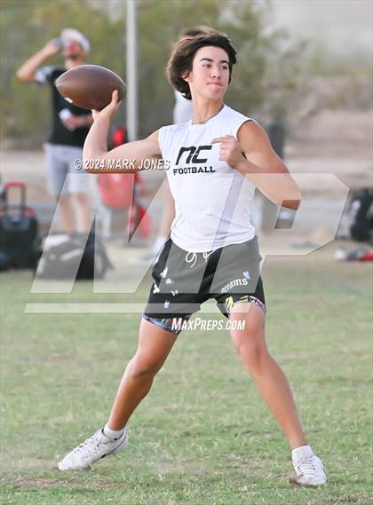 Thumbnail 2 in Northwest Christian vs. West Point (Canyon View 7on7 Tournament) photogallery.