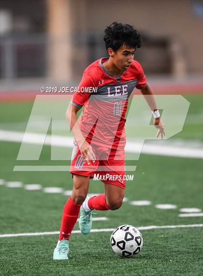 Thumbnail 1 in Lee [Robert E.] vs O'Connor (UIL 6A Bi-District Playoff) photogallery.