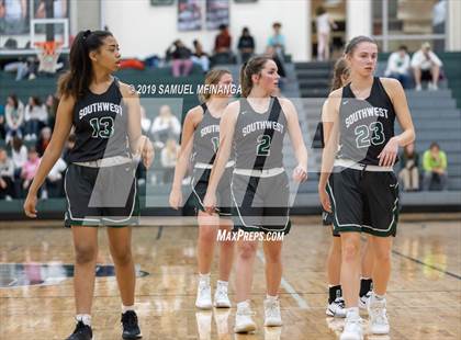 Thumbnail 1 in Lincoln Southwest vs. Lincoln East (HAC Tournament) photogallery.