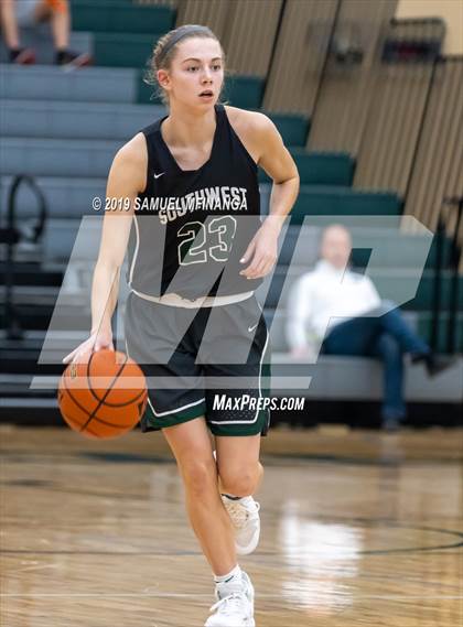 Thumbnail 3 in Lincoln Southwest vs. Lincoln East (HAC Tournament) photogallery.