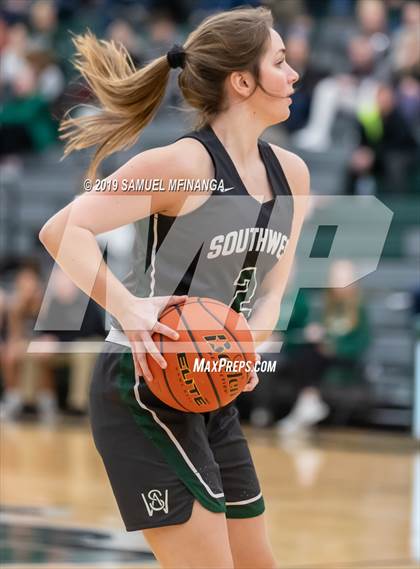Thumbnail 2 in Lincoln Southwest vs. Lincoln East (HAC Tournament) photogallery.