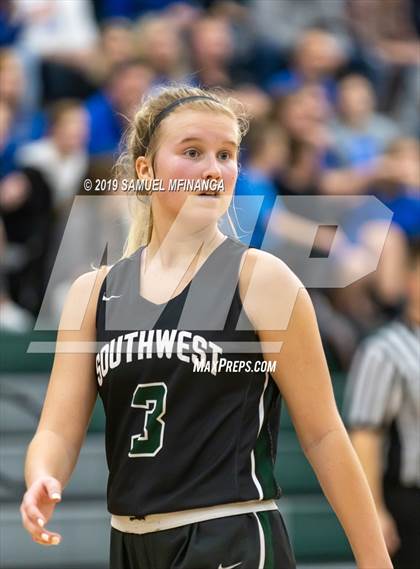 Thumbnail 2 in Lincoln Southwest vs. Lincoln East (HAC Tournament) photogallery.