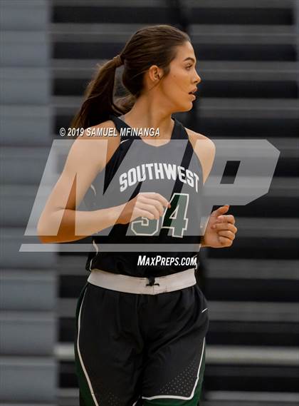 Thumbnail 3 in Lincoln Southwest vs. Lincoln East (HAC Tournament) photogallery.