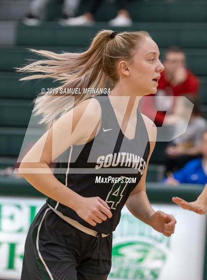 Thumbnail 3 in Lincoln Southwest vs. Lincoln East (HAC Tournament) photogallery.