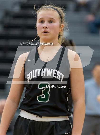 Thumbnail 1 in Lincoln Southwest vs. Lincoln East (HAC Tournament) photogallery.