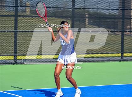 Thumbnail 2 in Corsicana vs Centennial (UIL 5A Team Tennis Regional Playoff) photogallery.