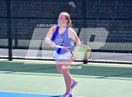 Thumbnail 2 in Corsicana vs Centennial (UIL 5A Team Tennis Regional Playoff) photogallery.