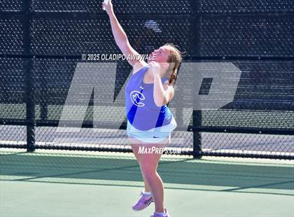 Thumbnail 2 in Corsicana vs Centennial (UIL 5A Team Tennis Regional Playoff) photogallery.