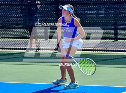 Thumbnail 2 in Corsicana vs Centennial (UIL 5A Team Tennis Regional Playoff) photogallery.