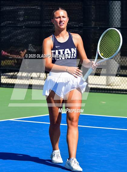 Thumbnail 2 in Corsicana vs Centennial (UIL 5A Team Tennis Regional Playoff) photogallery.