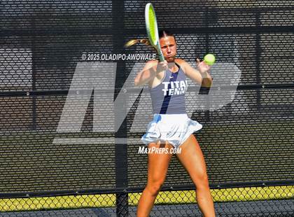 Thumbnail 2 in Corsicana vs Centennial (UIL 5A Team Tennis Regional Playoff) photogallery.