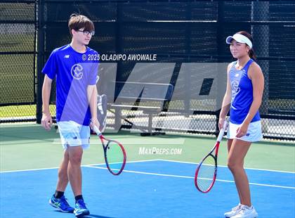 Thumbnail 3 in Corsicana vs Centennial (UIL 5A Team Tennis Regional Playoff) photogallery.