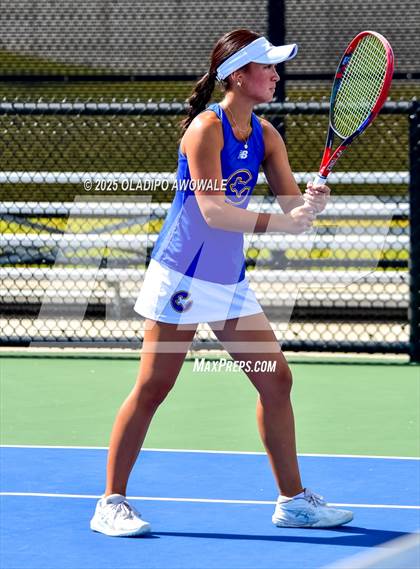 Thumbnail 2 in Corsicana vs Centennial (UIL 5A Team Tennis Regional Playoff) photogallery.