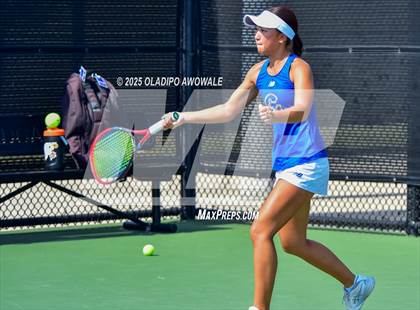 Thumbnail 2 in Corsicana vs Centennial (UIL 5A Team Tennis Regional Playoff) photogallery.