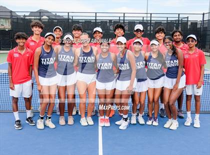 Thumbnail 3 in Corsicana vs Centennial (UIL 5A Team Tennis Regional Playoff) photogallery.