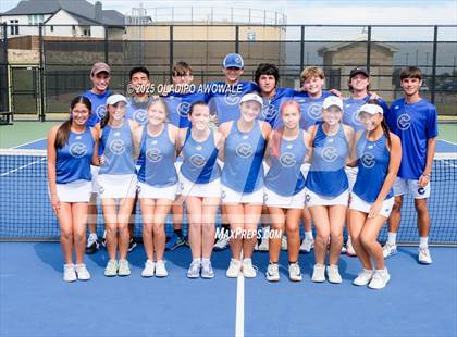 Thumbnail 1 in Corsicana vs Centennial (UIL 5A Team Tennis Regional Playoff) photogallery.