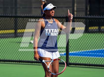 Thumbnail 2 in Corsicana vs Centennial (UIL 5A Team Tennis Regional Playoff) photogallery.