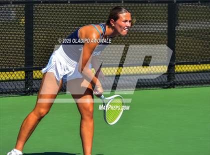Thumbnail 2 in Corsicana vs Centennial (UIL 5A Team Tennis Regional Playoff) photogallery.