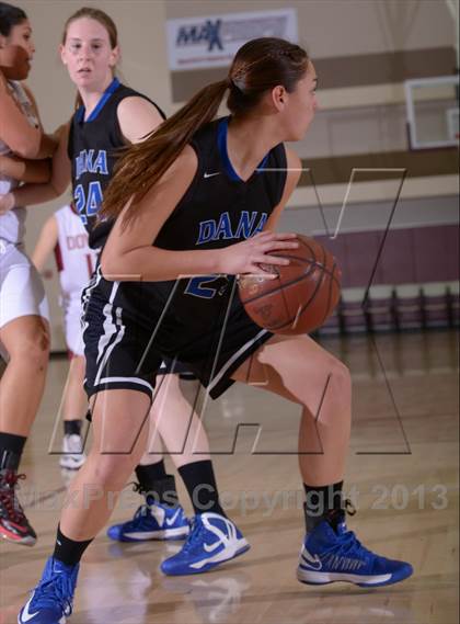 Thumbnail 1 in Downey vs. Dana Hills (MaxPreps Holiday Classic) photogallery.