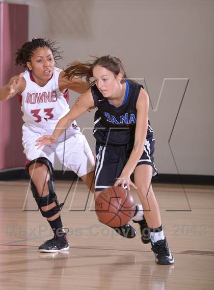 Thumbnail 3 in Downey vs. Dana Hills (MaxPreps Holiday Classic) photogallery.