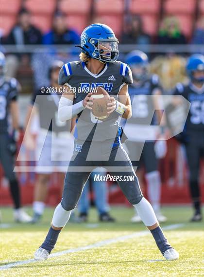 Thumbnail 3 in Water Canyon vs Rich (UHSAA 8-player Semifinal) photogallery.