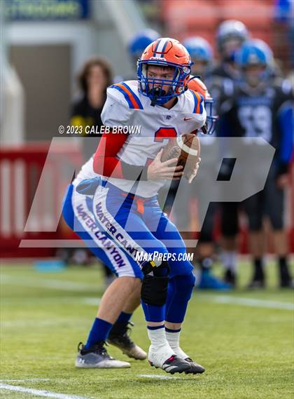 Thumbnail 3 in Water Canyon vs Rich (UHSAA 8-player Semifinal) photogallery.