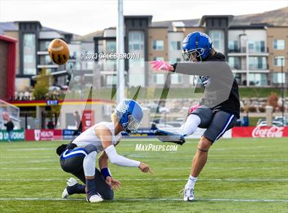 Thumbnail 1 in Water Canyon vs Rich (UHSAA 8-player Semifinal) photogallery.