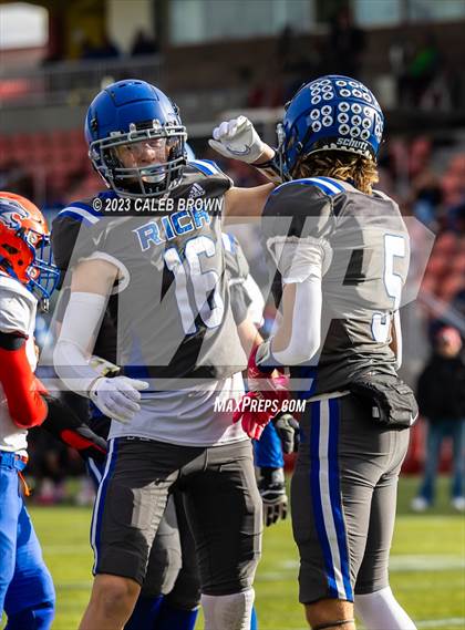Thumbnail 1 in Water Canyon vs Rich (UHSAA 8-player Semifinal) photogallery.
