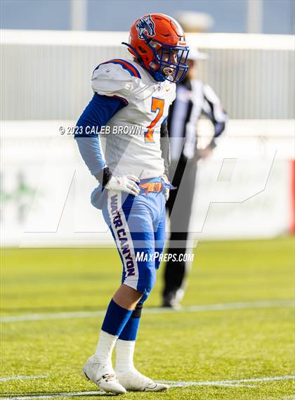 Thumbnail 1 in Water Canyon vs Rich (UHSAA 8-player Semifinal) photogallery.