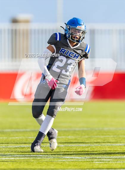 Thumbnail 1 in Water Canyon vs Rich (UHSAA 8-player Semifinal) photogallery.