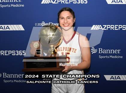 Thumbnail 2 in Mesquite vs. Salpointe Catholic (AIA 4A Final - Awards) photogallery.