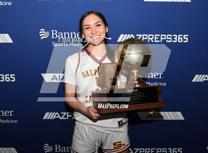 Thumbnail 2 in Mesquite vs. Salpointe Catholic (AIA 4A Final - Awards) photogallery.