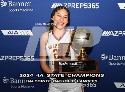 Thumbnail 2 in Mesquite vs. Salpointe Catholic (AIA 4A Final - Awards) photogallery.