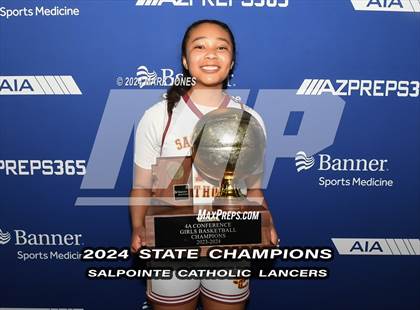Thumbnail 2 in Mesquite vs. Salpointe Catholic (AIA 4A Final - Awards) photogallery.