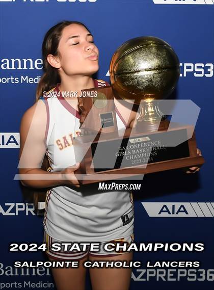Thumbnail 2 in Mesquite vs. Salpointe Catholic (AIA 4A Final - Awards) photogallery.