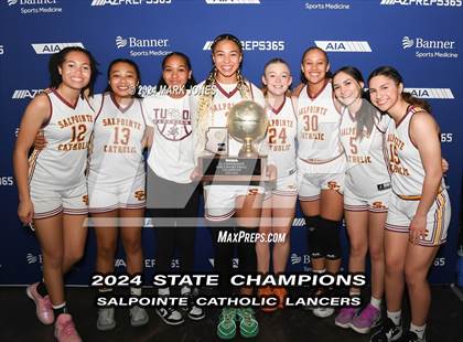 Thumbnail 2 in Mesquite vs. Salpointe Catholic (AIA 4A Final - Awards) photogallery.
