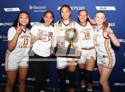 Thumbnail 2 in Mesquite vs. Salpointe Catholic (AIA 4A Final - Awards) photogallery.
