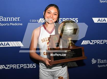 Thumbnail 2 in Mesquite vs. Salpointe Catholic (AIA 4A Final - Awards) photogallery.