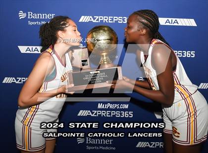 Thumbnail 2 in Mesquite vs. Salpointe Catholic (AIA 4A Final - Awards) photogallery.