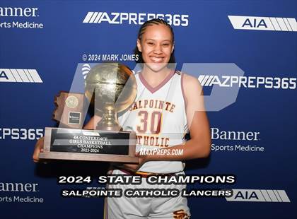 Thumbnail 2 in Mesquite vs. Salpointe Catholic (AIA 4A Final - Awards) photogallery.