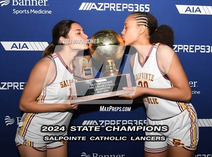 Thumbnail 2 in Mesquite vs. Salpointe Catholic (AIA 4A Final - Awards) photogallery.