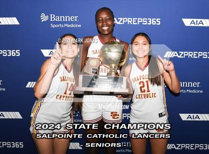 Thumbnail 2 in Mesquite vs. Salpointe Catholic (AIA 4A Final - Awards) photogallery.