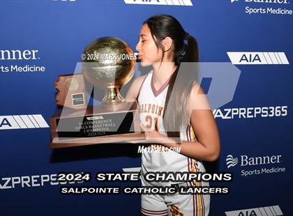 Thumbnail 2 in Mesquite vs. Salpointe Catholic (AIA 4A Final - Awards) photogallery.