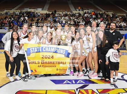 Thumbnail 2 in Mesquite vs. Salpointe Catholic (AIA 4A Final - Awards) photogallery.