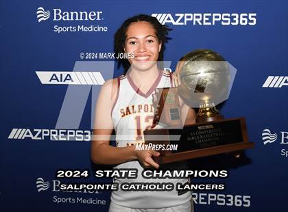Thumbnail 2 in Mesquite vs. Salpointe Catholic (AIA 4A Final - Awards) photogallery.