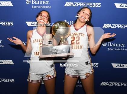 Thumbnail 2 in Mesquite vs. Salpointe Catholic (AIA 4A Final - Awards) photogallery.