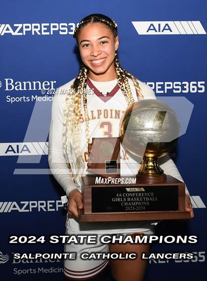 Thumbnail 2 in Mesquite vs. Salpointe Catholic (AIA 4A Final - Awards) photogallery.