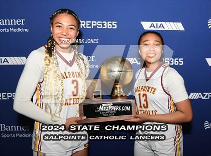 Thumbnail 2 in Mesquite vs. Salpointe Catholic (AIA 4A Final - Awards) photogallery.