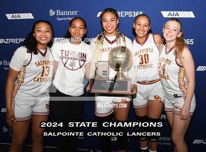 Thumbnail 1 in Mesquite vs. Salpointe Catholic (AIA 4A Final - Awards) photogallery.