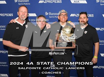 Thumbnail 2 in Mesquite vs. Salpointe Catholic (AIA 4A Final - Awards) photogallery.